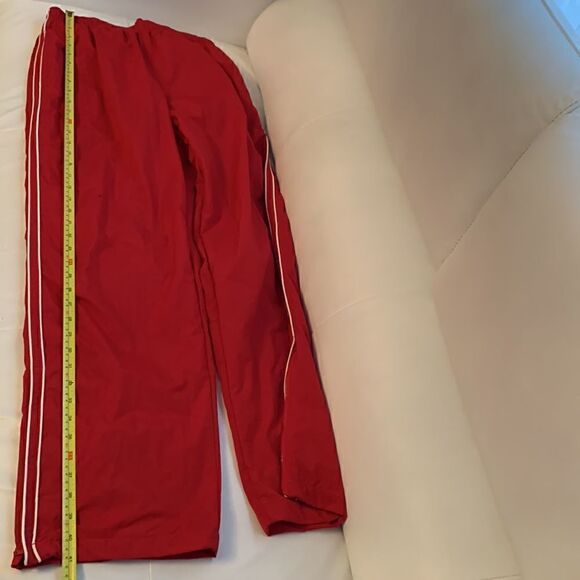 Aeropostal Red Lightweight Nylon Unisex Pants Size S - Picture 5 of 11